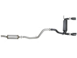 Rebel Series 2-1/2 Inch 409 Stainless Steel Cat-Back Exhaust System w/ Black Tips Jeep Wrangler (Jl) 18-26 V6-3.6L aFe Power
