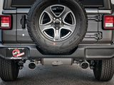Rebel Series 2-1/2 Inch 409 Stainless Steel Cat-Back Exhaust w/ Polished Tips Jeep Wrangler (Jl) 18-26 V6-3.6L aFe Power