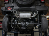 Rebel Series 2-1/2 Inch 409 Stainless Steel Cat-Back Exhaust w/ Polished Tips Jeep Wrangler (Jl) 18-26 V6-3.6L aFe Power
