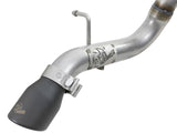 Mach Force-Xp 2-1/2 Inch 409 Stainless Steel Axle-Back Hi-Tuck Exhaust Black Jeep Wrangler (Jl) 18-26 V6-3.6L aFe Power