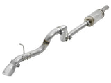 Mach Force-Xp 2-1/2 Inch 409 Stainless Steel Axle-Back Hi-Tuck Exhaust Polished Jeep Wrangler (Jl) 18-26 V6-3.6L aFe Power