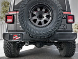 Mach Force-Xp 2-1/2 Inch 409 Stainless Steel Axle-Back Hi-Tuck Exhaust Polished Jeep Wrangler (Jl) 18-26 V6-3.6L aFe Power