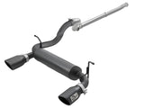 Mach Force-Xp 2-1/2 Inch 409 Stainless Steel Cat-Back Hi-Tuck Exhaust w/ Black Tip Jeep Wrangler (Jl) 18-26 V6-3.6L aFe Power