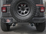 Rebel Series 3 Inch to 2-1/2 Inch 409 Stainless Steel Cat-Back Exhaust w/ Black Tip Jeep Wrangler (Jl) 18-26 L4-2.0L (t) aFe Power