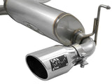 Rebel Series 3 Inch to 2-1/2 Inch 409 Stainless Steel Cat-Back Exhaust w/ Polish Tip Jeep Wrangler (Jl) 18-26 L4-2.0L (t) aFe Power