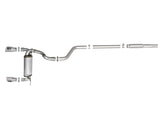 Rebel Series 3 Inch to 2-1/2 Inch 409 Stainless Steel Cat-Back Exhaust w/ Polish Tip Jeep Wrangler (Jl) 18-26 L4-2.0L (t) aFe Power