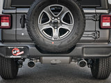 Rebel Series 3 Inch to 2-1/2 Inch 409 Stainless Steel Cat-Back Exhaust w/ Polish Tip Jeep Wrangler (Jl) 18-26 L4-2.0L (t) aFe Power