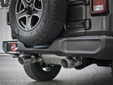 Rebel Series 3 Inch to 2-1/2 Inch 409 Stainless Steel Cat-Back Exhaust w/ Polish Tip Jeep Wrangler (Jl) 18-26 L4-2.0L (t) aFe Power