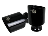 Mach Force-Xp 4-1/2 Inch Carbon Fiber OE Replacement Exhaust Tips Dodge Charger/Hellcat 15-22 V8-6.2L/6.4L Powdercoat Finish aFe Power