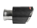Mach Force-Xp 4-1/2 Inch Carbon Fiber OE Replacement Exhaust Tips Dodge Charger/Hellcat 15-22 V8-6.2L/6.4L Natural Finish aFe Power