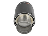 Mach Force-Xp 4-1/2 Inch Carbon Fiber OE Replacement Exhaust Tips Dodge Charger/Hellcat 15-22 V8-6.2L/6.4L Natural Finish aFe Power