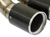 Mach Force-Xp 3-1/2 Inch Carbon Fiber OE Replacement Exhaust Tips Porsche Cayman S/Boxster S (981) 13-16 H6-3.4L aFe Power