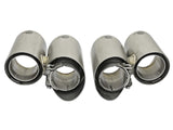 Mach Force-Xp 304 Stainless Steel OE Replacement Exhaust Tips Polished Porsche 911 Carrera S (991) 12-16 H6-3.8L aFe Power