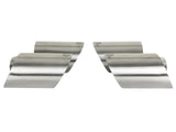 Mach Force-Xp 304 Stainless Steel OE Replacement Exhaust Tips Polished Porsche 911 Carrera S (991) 12-16 H6-3.8L aFe Power