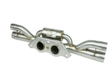 Mach Force-Xp 304 Stainless Steel Secondary Muffler Delete Pipe Porsche 911 GT3 14-19 H6-3.8L/4.0L aFe Power