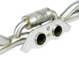 Mach Force-Xp 304 Stainless Steel Secondary Muffler Delete Pipe Porsche 911 GT3 14-19 H6-3.8L/4.0L aFe Power