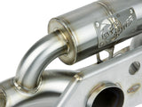 Mach Force-Xp 304 Stainless Steel Secondary Muffler Delete Pipe Porsche 911 GT3 14-19 H6-3.8L/4.0L aFe Power