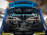 Mach Force-Xp 304 Stainless Steel Secondary Muffler Delete Pipe Porsche 911 GT3 14-19 H6-3.8L/4.0L aFe Power