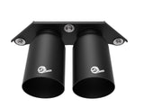 Mach Force-Xp 4 Inch Satin Black OE Replacement Exhaust Tips Porsche 911 GT3 14-19 H6-3.8L/4.0L aFe Power