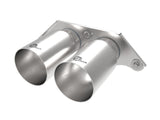 Mach Force-Xp 4 Inch Brushed Finish OE Replacement Exhaust Tips Porsche 911 GT3 14-19 H6-3.8L/4.0L aFe Power