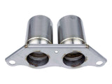 Mach Force-Xp 4 Inch Brushed Finish OE Replacement Exhaust Tips Porsche 911 GT3 14-19 H6-3.8L/4.0L aFe Power