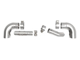 Mach Force-Xp 304 Stainless Steel OE Replacement Exhaust Tips Brushed Jeep Wrangler 392 21-26 V8-6.4L aFe Power