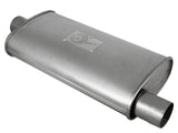 Scorpion Aluminized Steel Muffler 2-1/2 Inch ID Center/Offset x 9 Inch W x 4 Inch H x 18 Inch L- Oval Body aFe Power