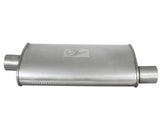 Scorpion Aluminized Steel Muffler 2-1/2 Inch ID Center/Offset x 9 Inch W x 4 Inch H x 18 Inch L- Oval Body aFe Power