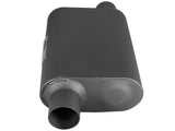 Scorpion Aluminized Steel Muffler 2-1/2 Inch ID Offset/Offset x 10 Inch W x 4 Inch H x 13 Inch L - Oval Body aFe Power