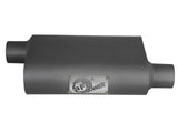 Scorpion Aluminized Steel Muffler 2-1/2 Inch ID Offset/Offset x 10 Inch W x 4 Inch H x 13 Inch L - Oval Body aFe Power