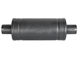 Mach Force-Xp 409 Stainless Steel Muffler w/ High-Temp Metallic Black finish 2-1/2 Inch ID Inlet & Outlet Center/Center 14 Inch L x 6 Inch Dia. aFe Power
