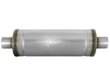 Mach Force-Xp 409 Stainless Steel Muffler 2-1/2 Inch ID Center/Center 18 Inch L x 6 Inch Dia - Round Body aFe Power