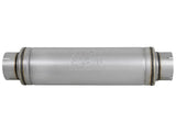 Atlas Aluminized Steel Muffler 5 Inch ID Center/Center x 7 Inch Dia. x 24 Inch L - Round Body aFe Power