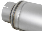Atlas Aluminized Steel Muffler 5 Inch ID Center/Center x 7 Inch Dia. x 24 Inch L - Round Body aFe Power