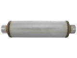Mach Force-Xp 409 Stainless Steel Muffler 3-1/2 Inch ID Center/Center x 7 Inch Dia. x 24 Inch L - Round Body aFe Power