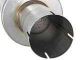 Atlas Aluminized Steel Muffler 3-1/2 Inch ID Center/Center x 7 Inch Dia. X 16 Inch L - Round Body aFe Power