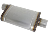 Mach Force-Xp 409 Stainless Steel Muffler 3 Inch ID Center/Offset x 4 Inch H x 9 Inch W x 14 Inch L - Oval Body aFe Power