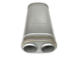 Mach Force-Xp 409 Stainless Steel Muffler 3 Inch Dual Inlet/Dual Outlet 5 Inch H x 8 Inch W x 18 Inch L aFe Power