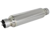 Mach Force-Xp 304 Stainless Steel Resonator 2-1/2 Inch Inlet/Outlet x 4 Inch Dia. x 15 Inch Body x 19 Inch Overall Length aFe Power