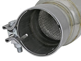 Mach Force-Xp 304 Stainless Steel Resonator 2-1/2 Inch Inlet/Outlet x 4 Inch Dia. x 15 Inch Body x 19 Inch Overall Length aFe Power