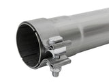 Mach Force-Xp 304 Stainless Steel Resonator Delete Pipe 3 Inch Inlet/Outlet x 3 Inch Dia. x 16 Inch Overall Length w/ Clamps aFe Power