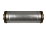 Mach Force-Xp 304 Stainless Steel Muffler 2-1/2 Inch ID Center/Center x 9 Inch Dia. x 14 Inch L - Round Body aFe Power