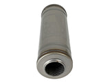 Mach Force-Xp 304 Stainless Steel Muffler 2-1/2 Inch ID Center/Center x 9 Inch Dia. x 14 Inch L - Round Body aFe Power