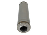 Mach Force-Xp 304 Stainless Steel Muffler 2-1/2 Inch ID Center/Center x 5 Inch Dia. x 18 Inch L - Round Body aFe Power