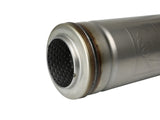 Mach Force-Xp 304 Stainless Steel Muffler 3 Inch ID Center/Center x 5 Inch Dia. x 14 Inch L - Round Body aFe Power