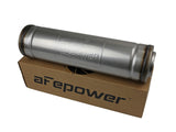 Mach Force-Xp 304 Stainless Steel Muffler 3 Inch ID Center/Center x 5 Inch Dia. x 18 Inch L - Round Body aFe Power