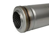 Mach Force-Xp 304 Stainless Steel Muffler 3 Inch ID Center/Center x 5 Inch Dia. x 18 Inch L - Round Body aFe Power