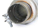 Mach Force-Xp 304 Stainless Steel Muffler 3 Inch ID Center/Center x 5 Inch Dia. x 19 Inch Overall Length - Round Body aFe Power