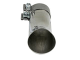 Mach Force-Xp 304 Stainless Steel Clamp-on Exhaust Tip Polished 2-1/2 Inch Inlet x 2-1/2 Inch Outlet X 9 Inch L aFe Power