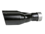 Mach Force-Xp 409 Stainless Steel Clamp-on Exhaust Tip Black 2-1/2 Inch Inlet x 3-1/2 Inch Outlet X 12 Inch L aFe Power